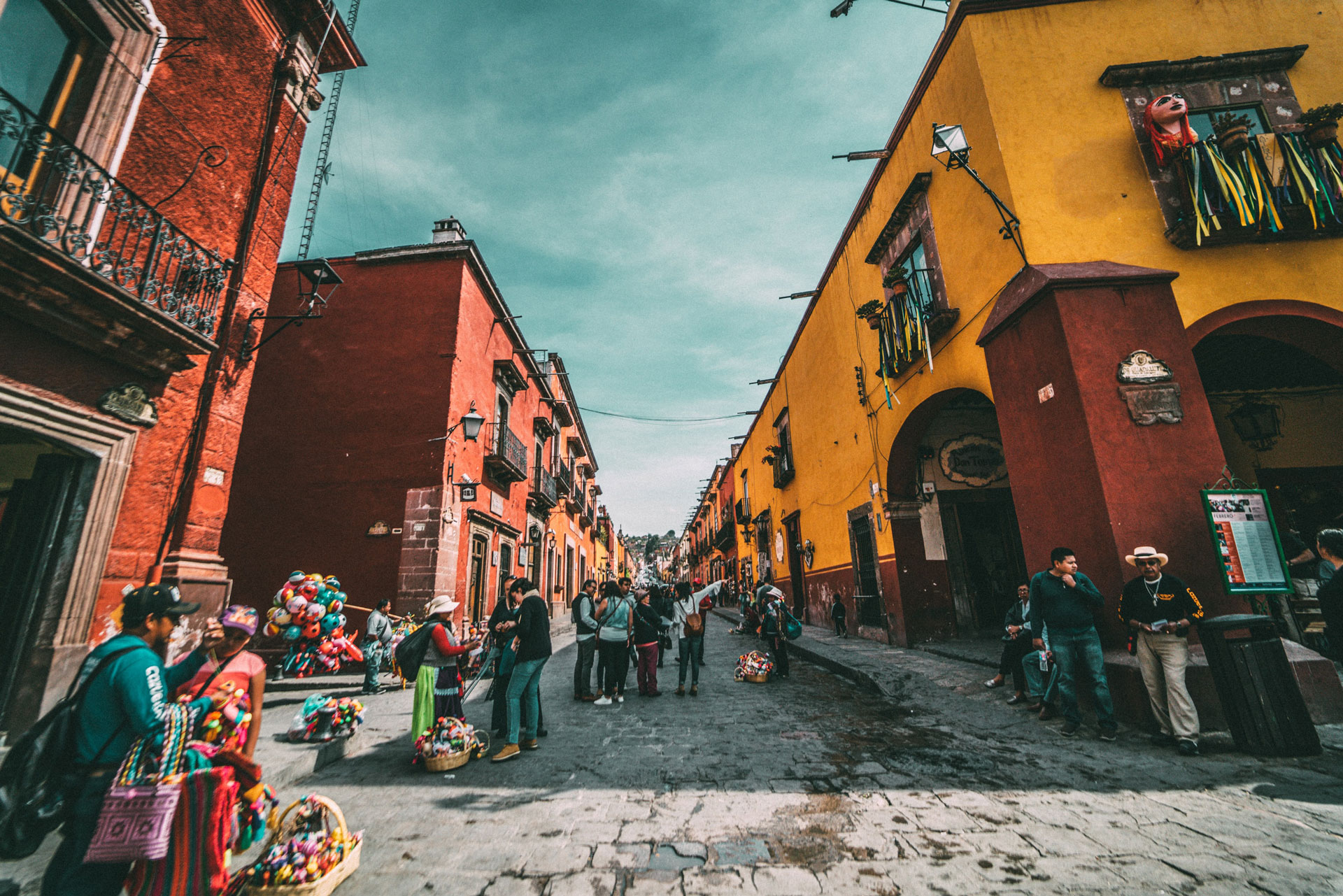 Street in San Miguel de Allende, Mexico
