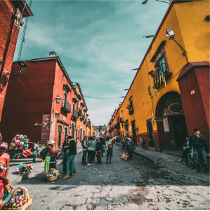 Street in Oaxaca, Mexico