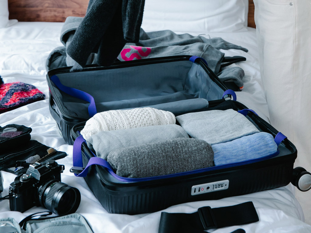 Packing a suitcase