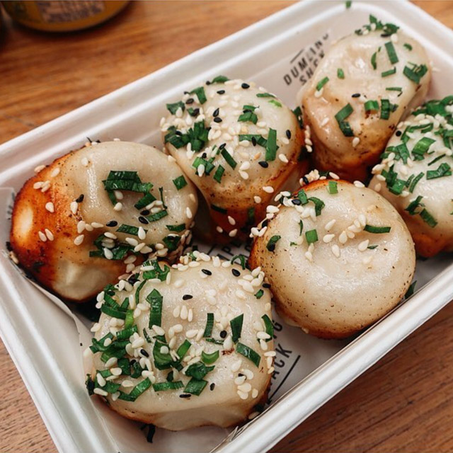 Pork soup dumplings from Dumpling Shack