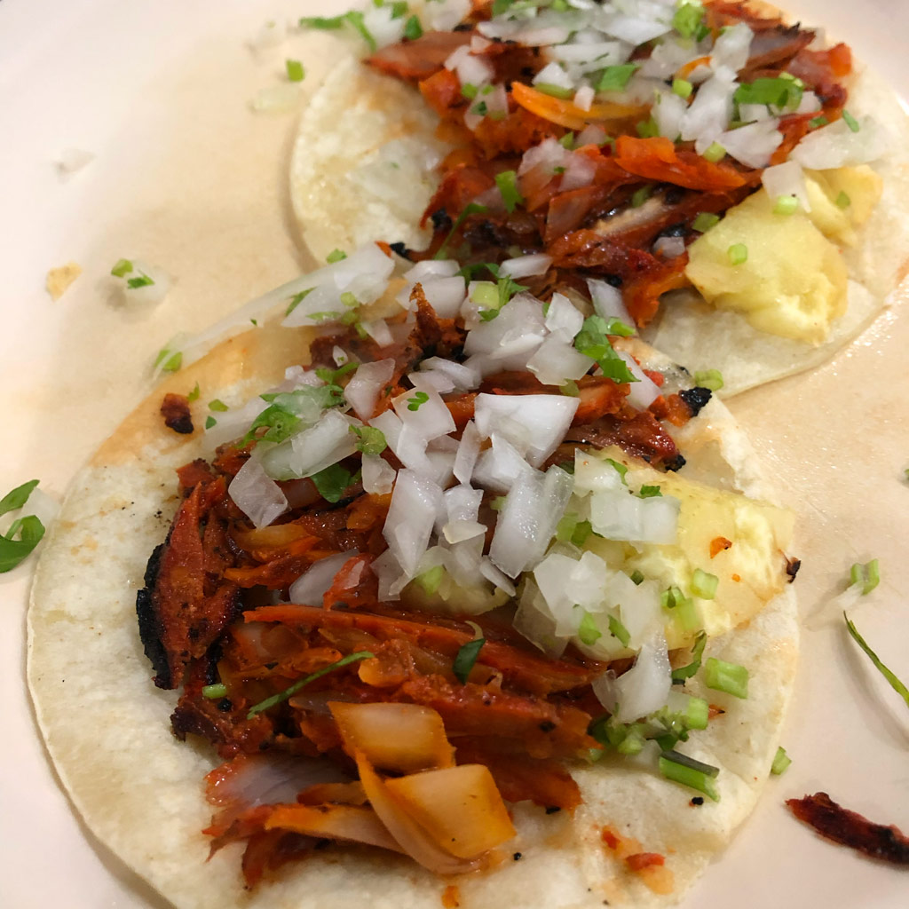 Tacos from El Fogon, Playa Del Carmen