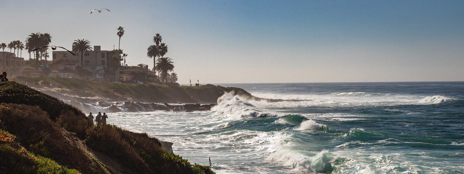 Cliffs at La Jolla Cove, San Diego