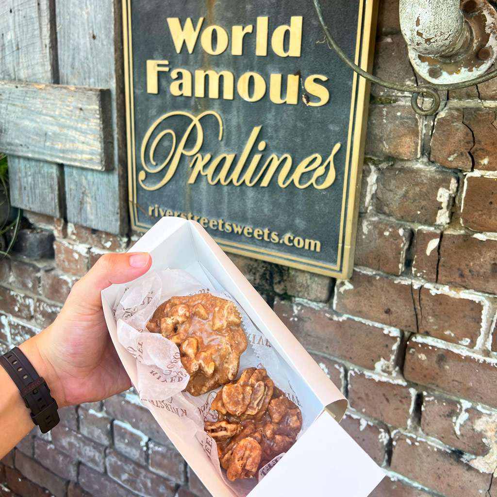 Pralines from River Street Sweets, Savannah