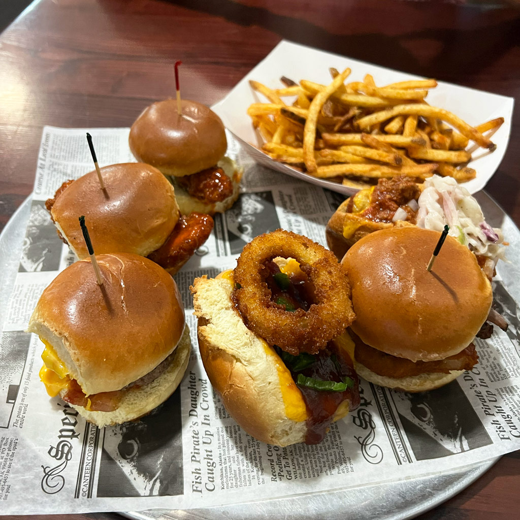 Sliders and fries from Sly's Sliders and Fries, Savannah
