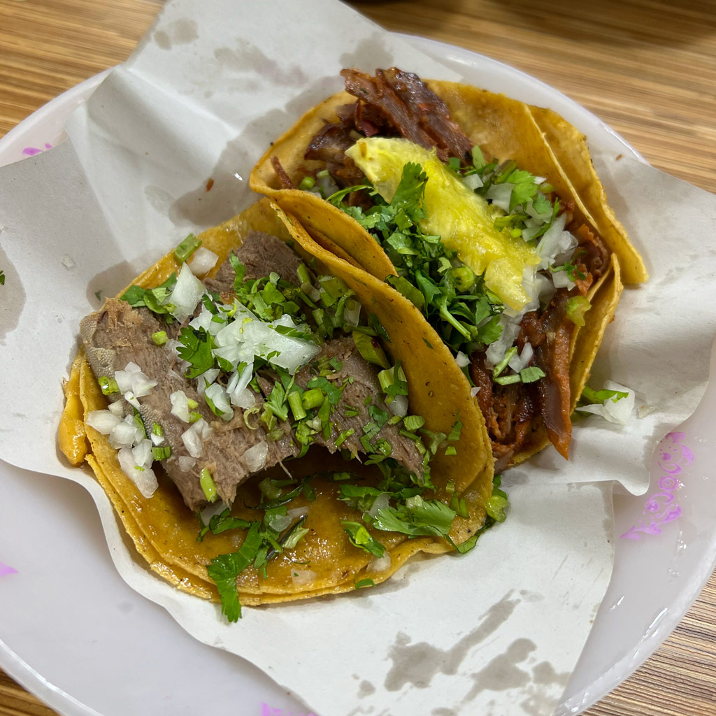 Tacos de lengua from Los Cocuyos, Mexico City