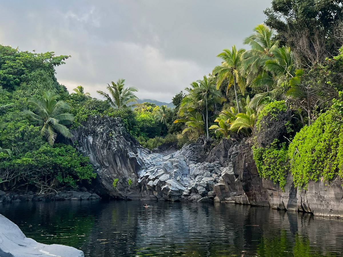 Waioka Pond or Venus Pool on the Road to Hana, Maui