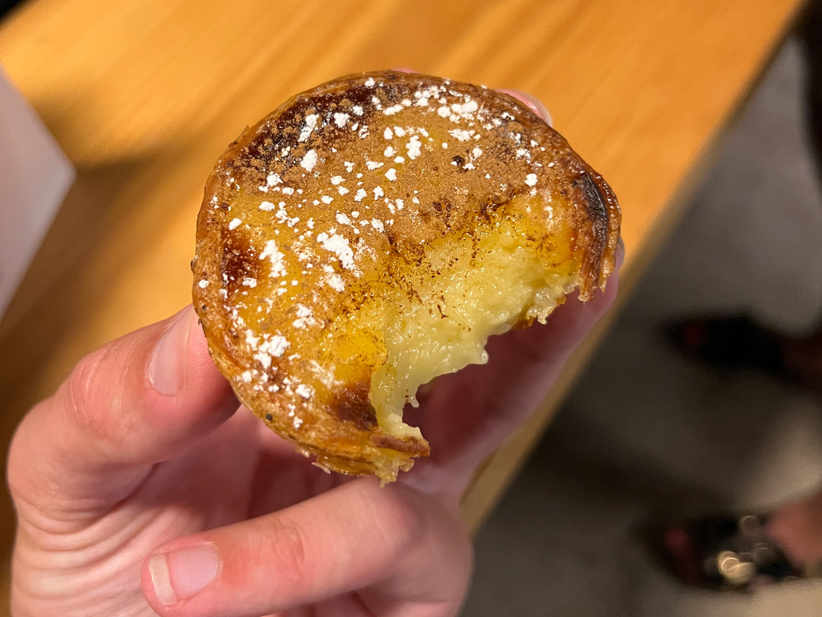 Pastel de nata from Manteigaria, Lisbon