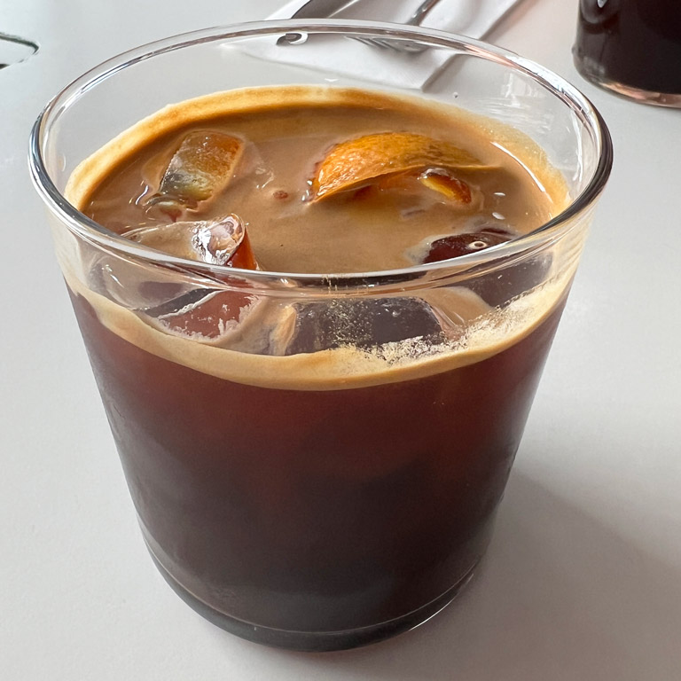 Iced coffee from Neighbourhood, Lisbon
