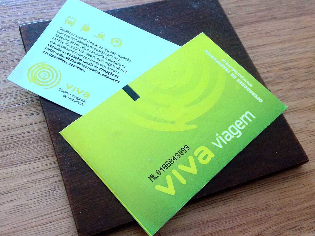 Viva Viagem Travel Card for Lisbon